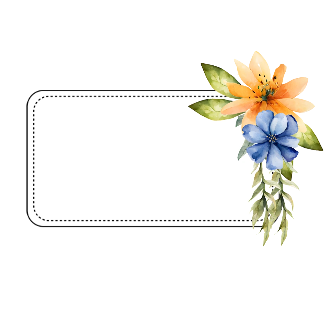 Floral Frame PNG Free Download Transparent Beauty for Your Creations_4.webp